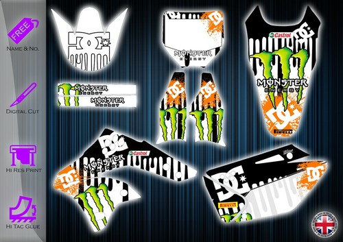 Adesivi kawasaki kxf450 kit - adesivi,